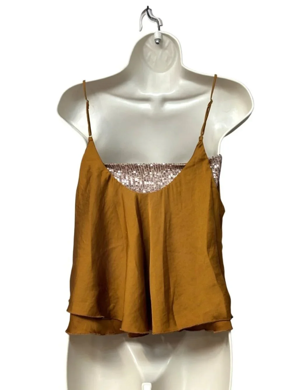 Free People Turn It On Camisole, Amber, Size S